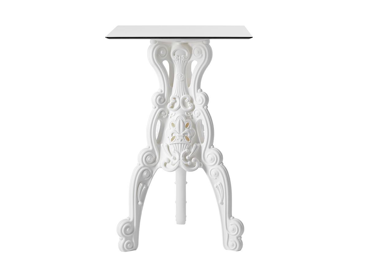 Высокий квадратный стол из полиэтилена для контракта SLIDE Дизайн любви ARCH-00091539