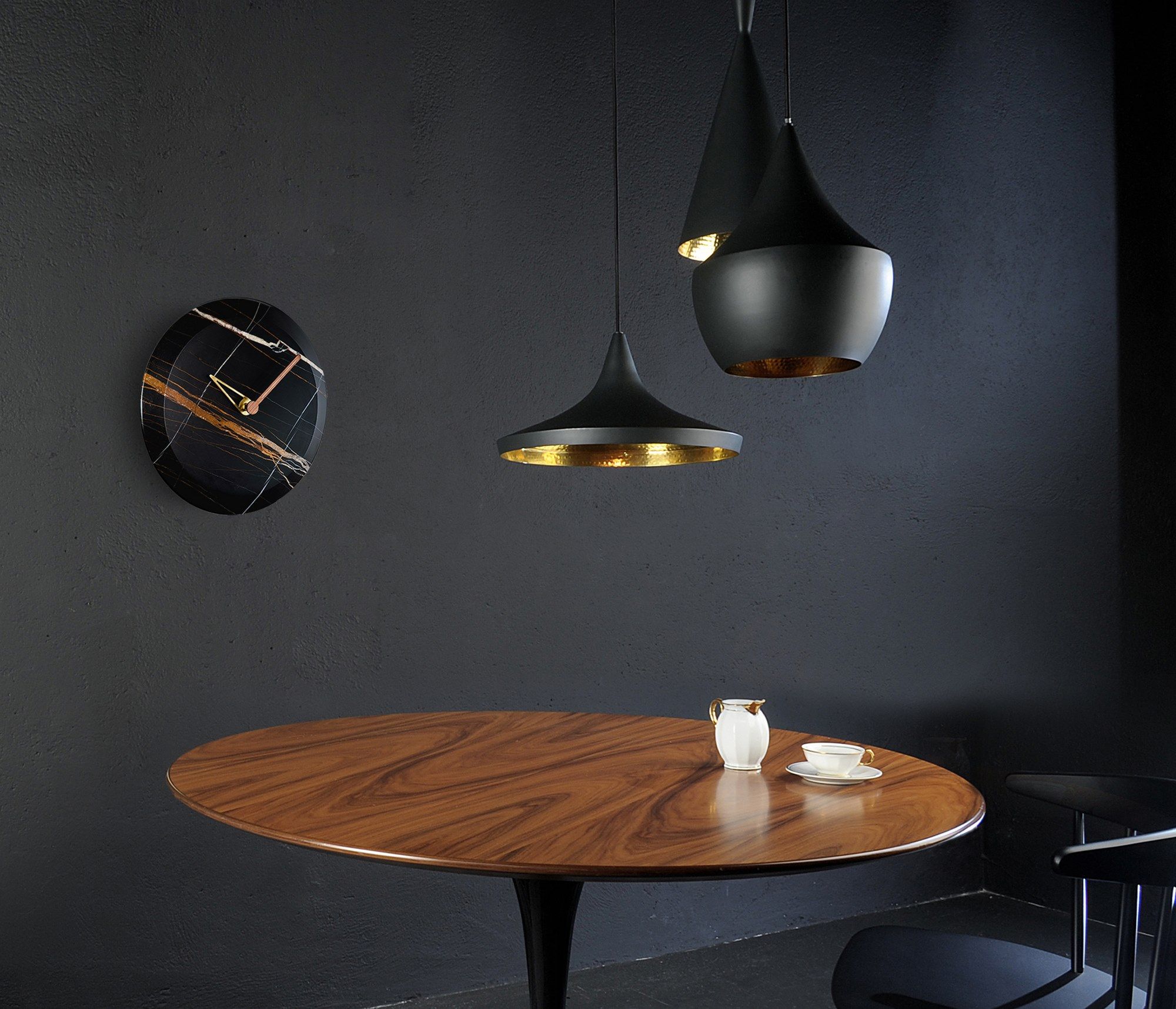 Настенные мраморные часы Sahara Noir NOMON BARI ARCH-00075762 - Вид №2