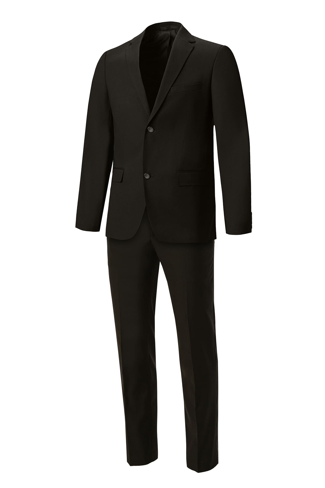63973 Костюм мужской классический  black El-Risto  Одежда для охранных структур  размер 112 (56)/188 