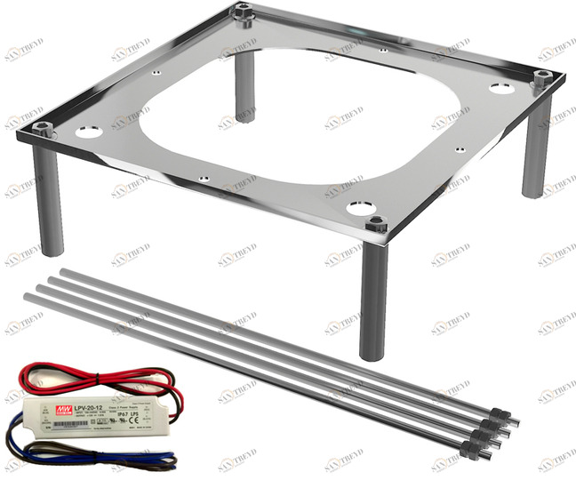 FIR Italia Потолочный душ BUILT-IN PARTS 05.2449.7 