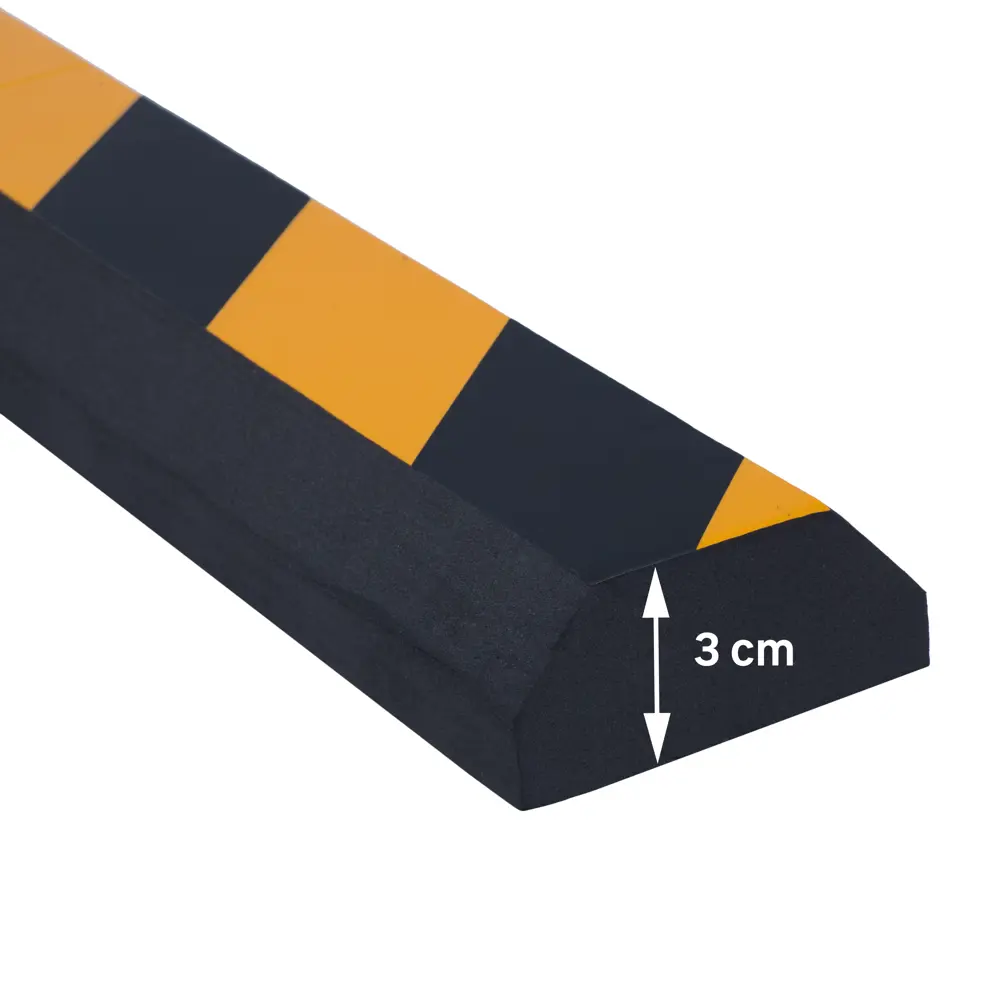 Демпфер для стен Standers мягкий, 50x7 см, цвет чёрный/жёлтый, 2 шт. 82190163 STLM-2140601  - Вид №7