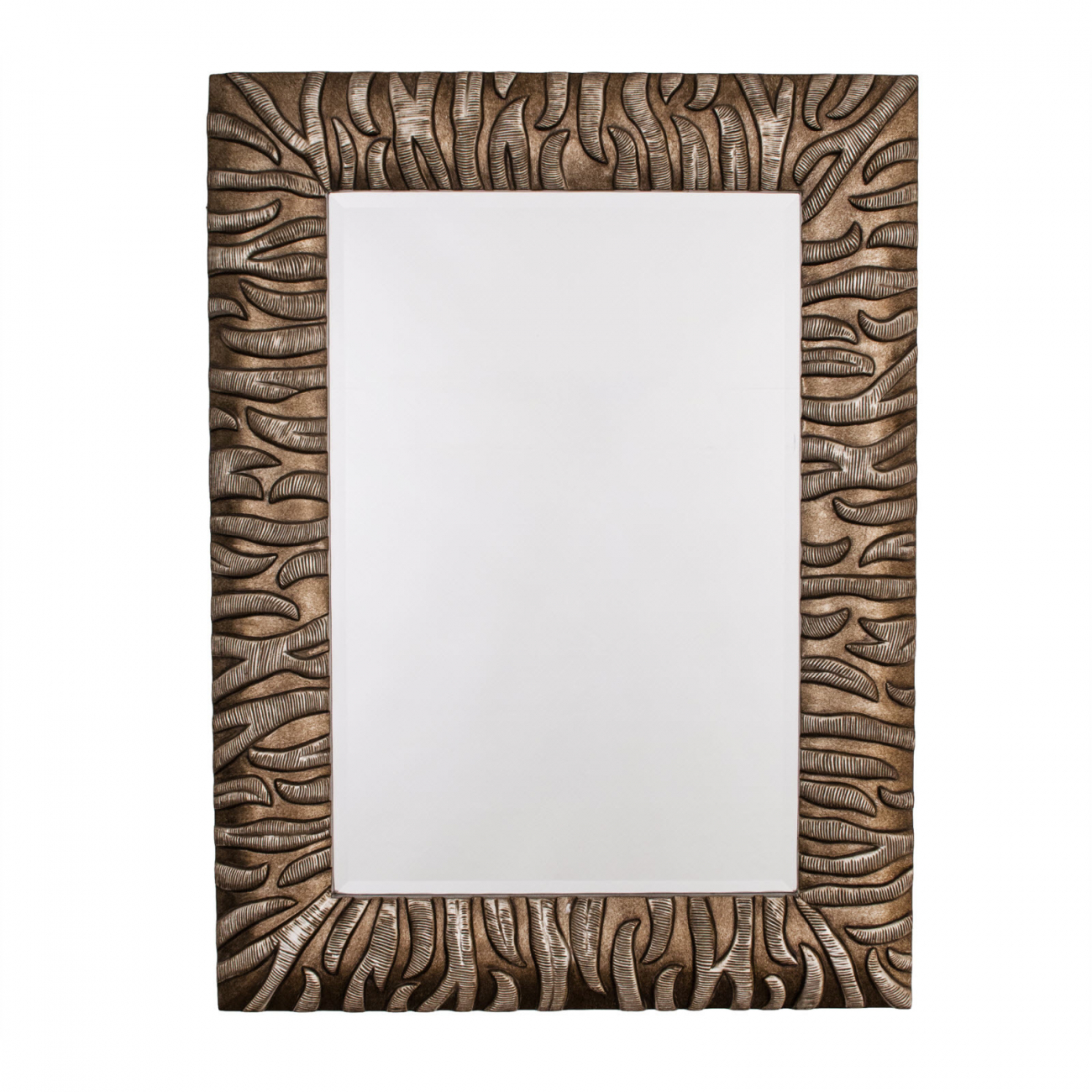 Зеркало прямоугольное настенное золото Tiger PUSHA ДИЗАЙНЕРСКИЕ 062566 Золото  - Вид №1