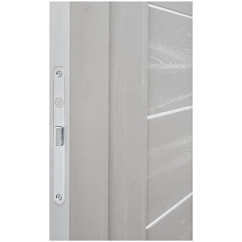 Дверь межкомнатная со стеклом Легда-29 80x200 см Hardflex серый с замком и петлями PORTIKA STLM-2160770 - Вид №3