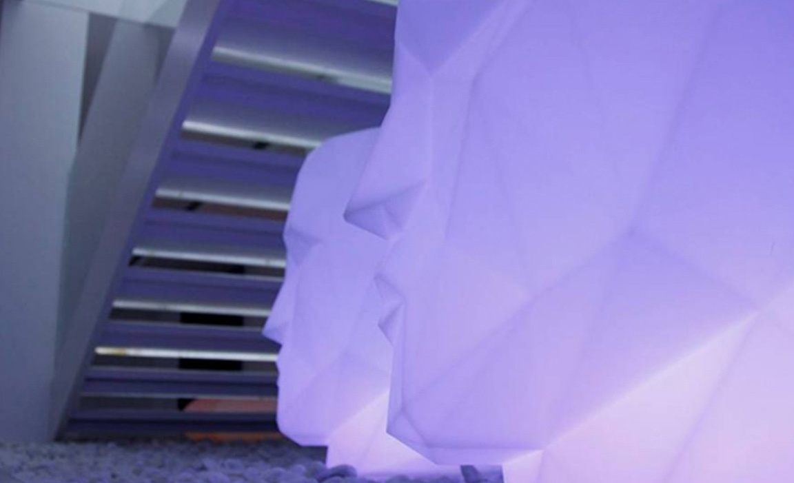 070490 Кашпо матовое светящееся LED RGBW Cable 70см Vondom Adan - Вид №4