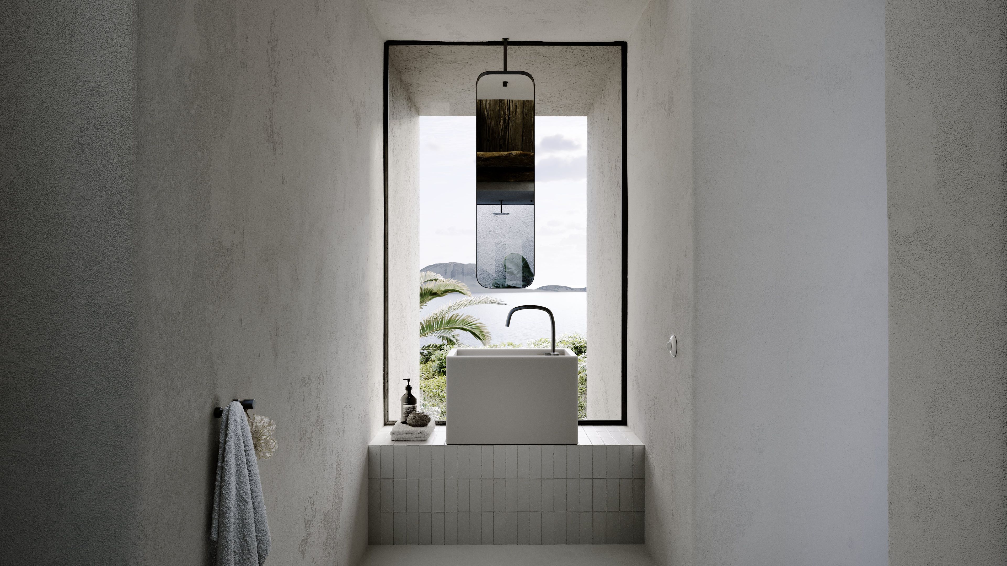 Одиночный подвесной умывальник из натурального камня COCOON Piet Boon ARCH-00052049 - Вид №43