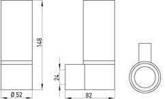 Emco Bad Настенный металлический держатель для зубных щеток System2 3520 001 00 - Вид №2
