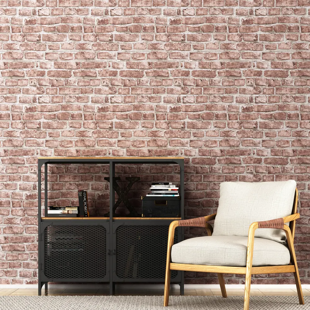 Обои флизелиновые Inspire Brick красные 1.06 м 636604 82464919 STLM-2118218 - Вид №2