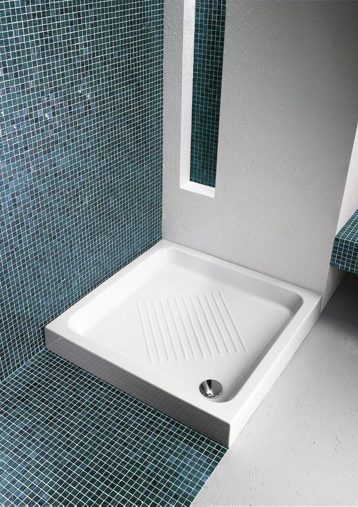 Поддон для душа 438011 GSICERAMICA H11 80x80x11 GSI ceramica  - Вид №1