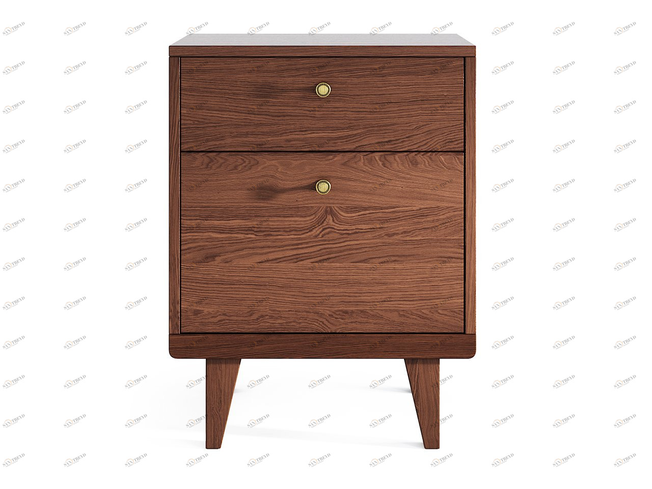 Прикроватная тумбочка дизайнерская коричневая Thimon THE IDEA  210300 Коричневый 