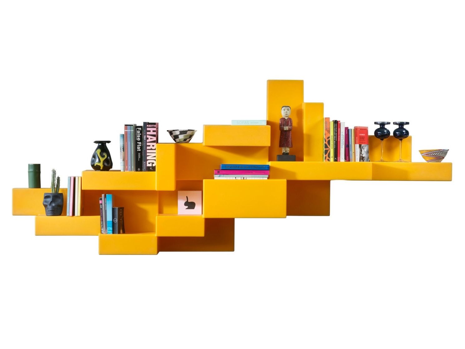 Подвесной книжный шкаф из полиэтилена Qeeboo Примитивная ARCH-00122855 - Вид №1