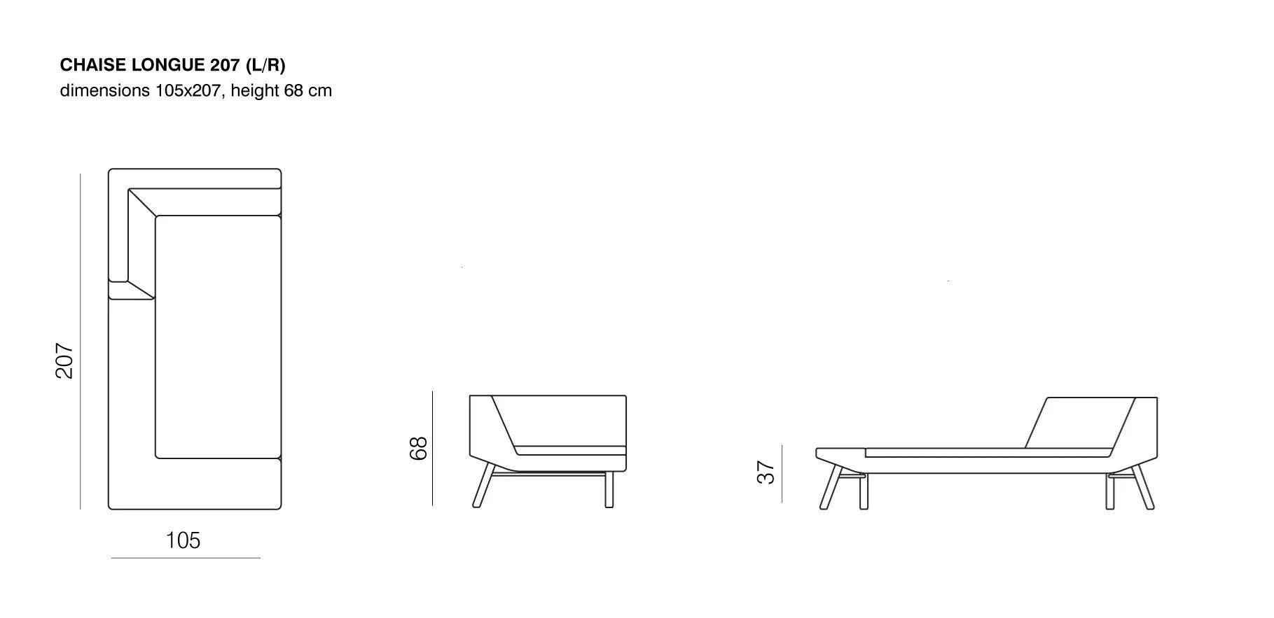 Модульный диван с полуостровом prostoria комбинат ARCH-00141576 - Вид №8