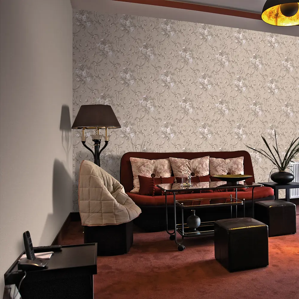 Обои флизелиновые Erismann Elegance коричневые 1.06 м 4391-4 82136414 STLM-2049720 - Вид №1
