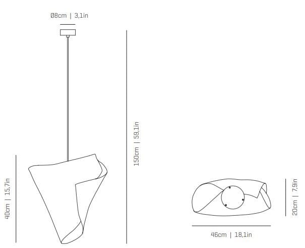 Светодиодный подвесной светильник из нержавеющей стали A-Emotional Light Ballet ARCH-00062380 - Вид №6