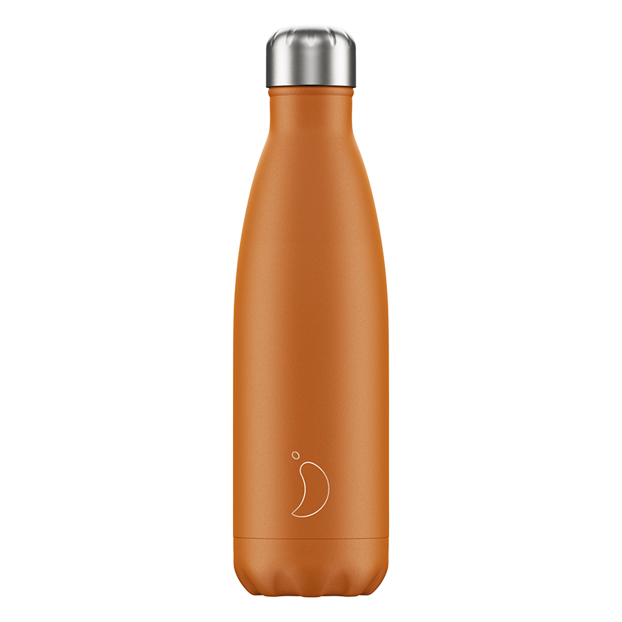 B500MABOR Термос matte, 500 мл, оранжевый Chilly's Bottles 