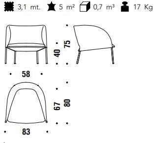 Moroso Кресло Yumi sun-id-1360528 - Вид №4