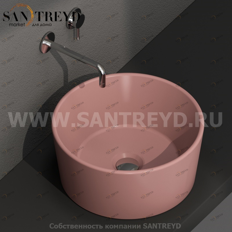 FO035FR Накладная раковина на столешницу  круглая Ceramica Globo 