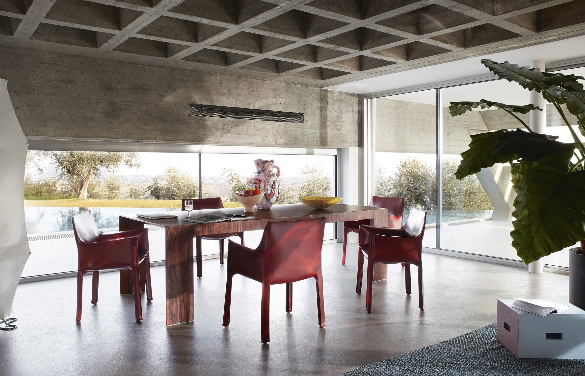 Кожаное кресло с подлокотниками CASSINA Cab ARCH-00062461 - Вид №8