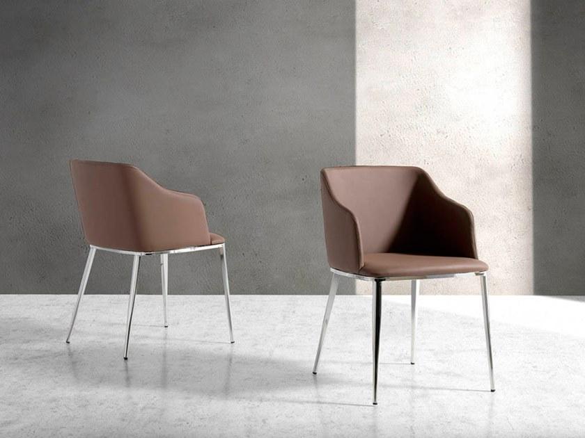 Angel Cerdá Стул из кожзаменителя с подлокотниками New chair 4022 f3201 Angel Cerda - Вид №4