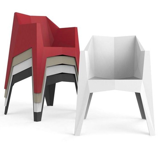 008143 Стул с подлокотниками Vondom Voxel - Вид №1