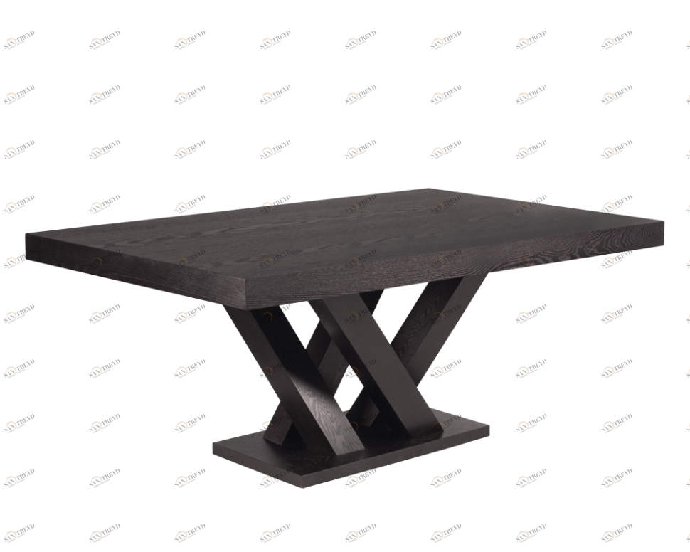 Обеденный стол деревянный прямоугольный 180 см коричневый Wals ICON DESIGNE  178124 Коричневый 