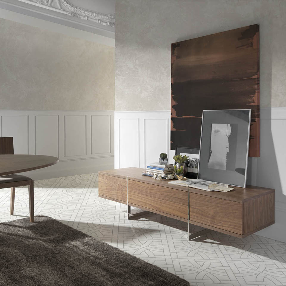 Тумба под телевизор длинная орех Atractivo от Angel Cerda ANGEL CERDA  148694 Коричневый  - Вид №2