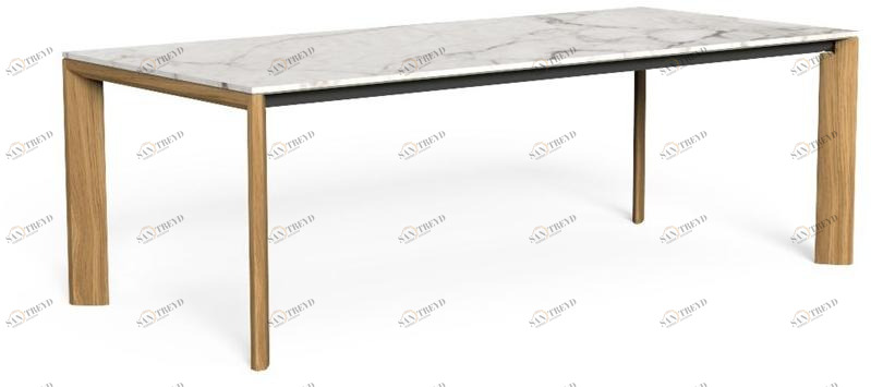 Talenti Прямоугольный обеденный стол Cleo teak Cletp