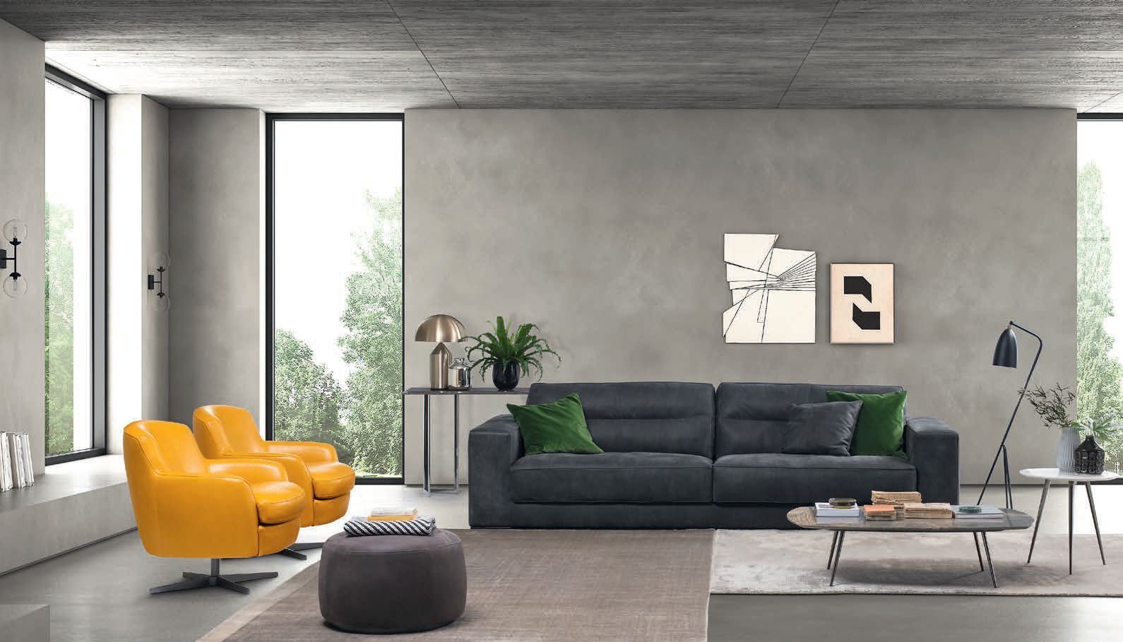 Круглый пуф из ткани BODEMA SUMO ARCH-00102223 - Вид №5