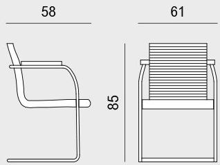 Viganò Стул консольный из ткани с подлокотниками Queen mesh sun-id-1403179 - Вид №3