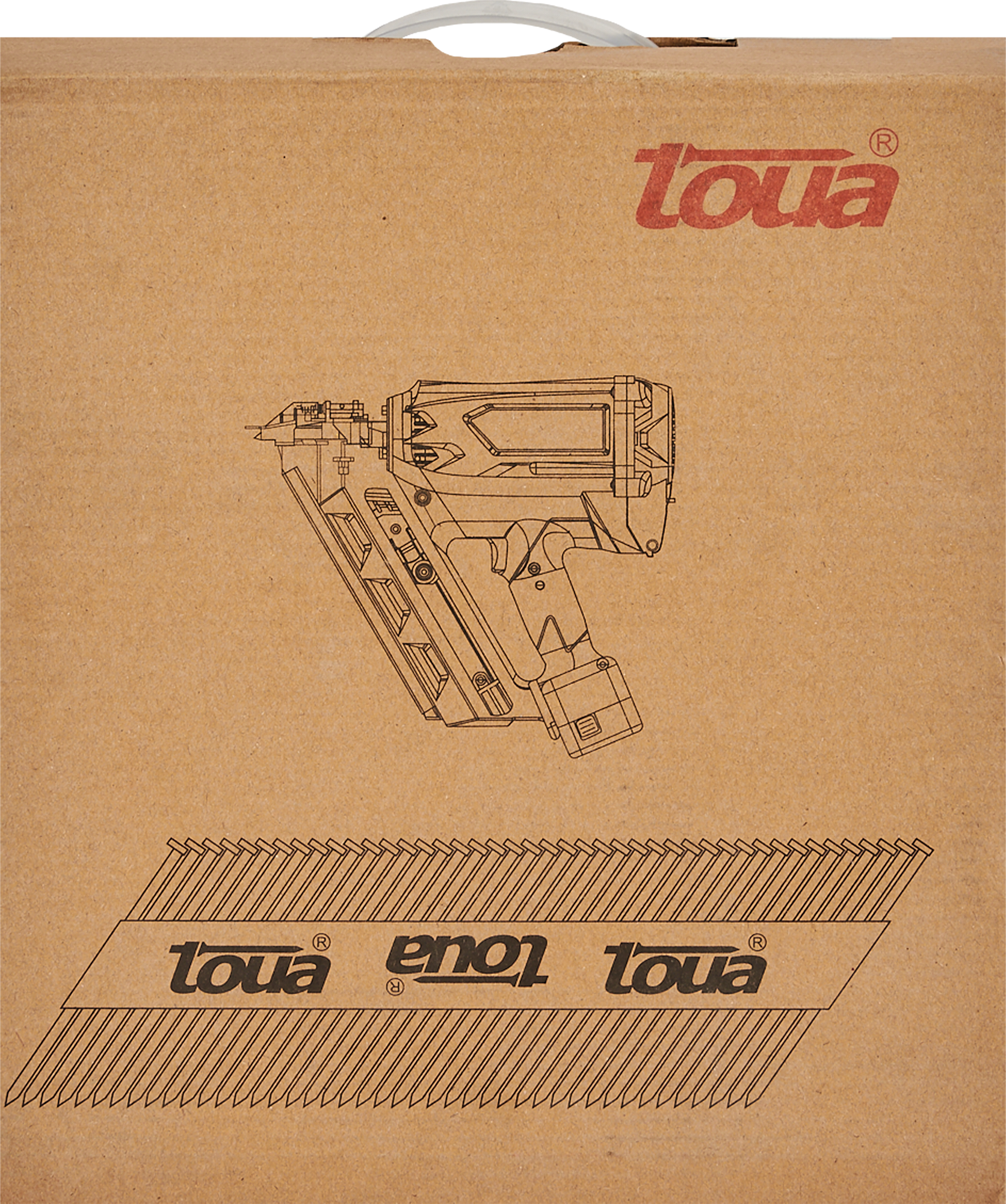 89070445 Гвозди по дереву рифленые 28750RIEG 2.87x50 мм, 3000 шт. STLM-0077952 TOUA  - Вид №4