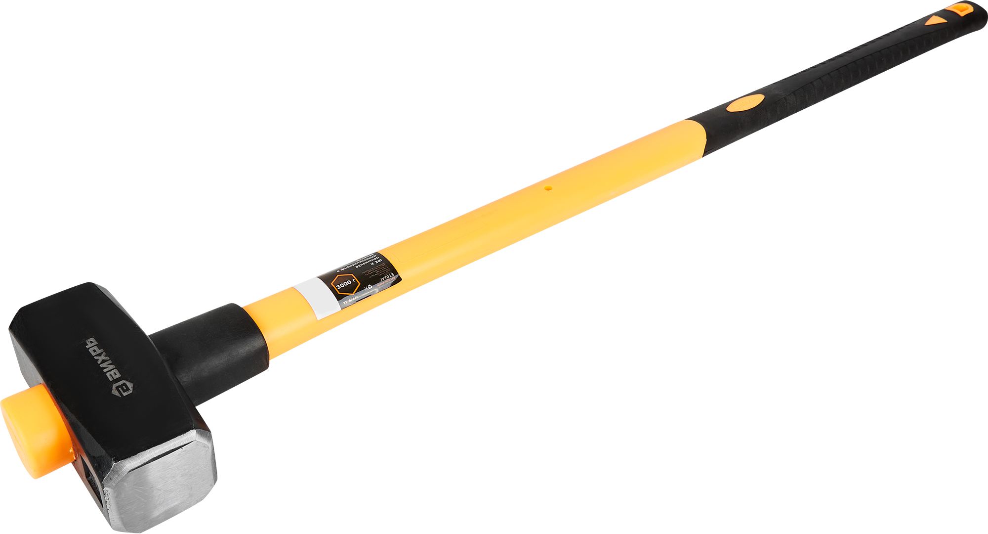Кувалда ВИХРЬ 3000 г с фиберглассовой рукояткой для профессиональных работ 85088499 STLM-0058545