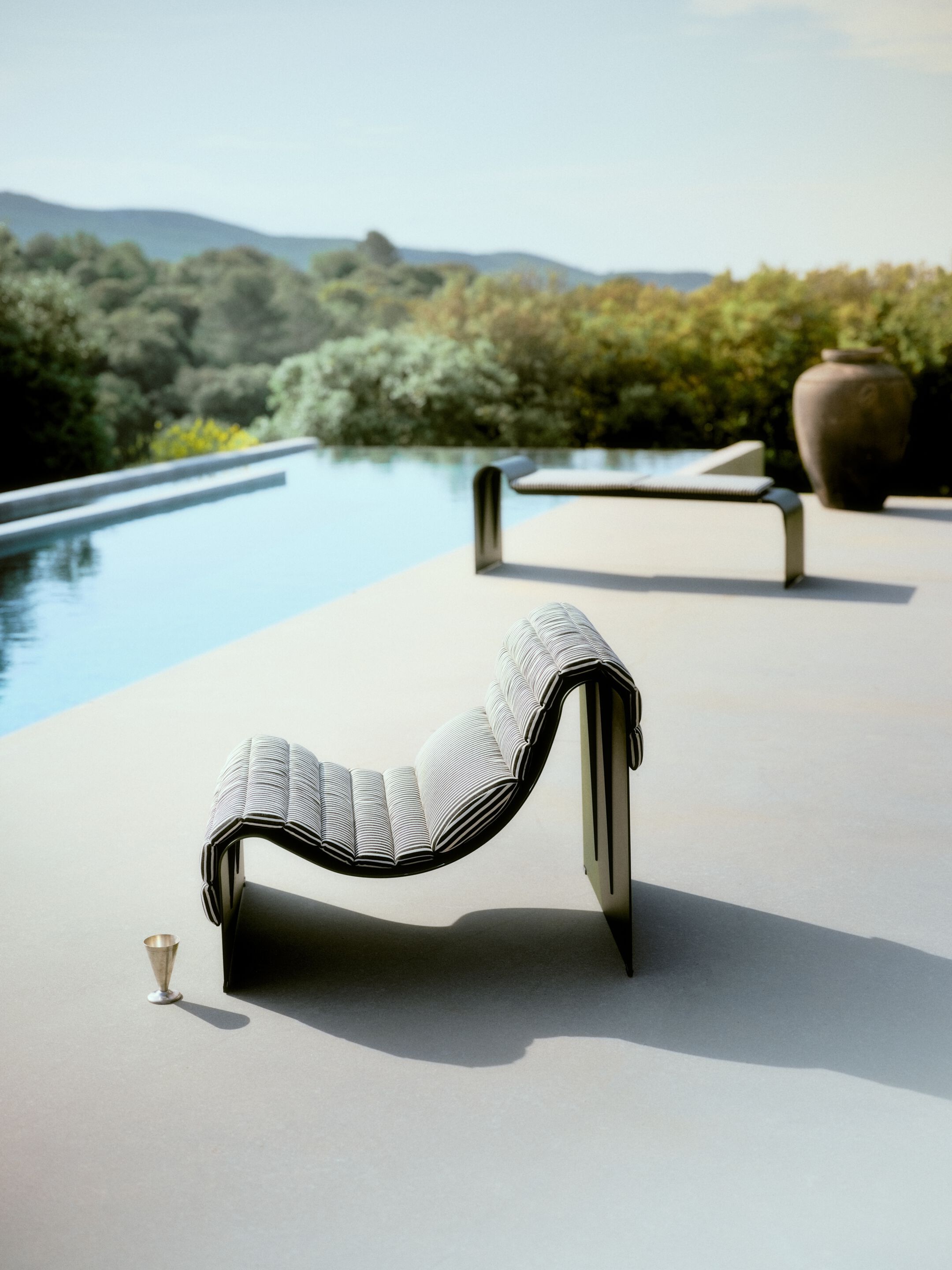 Алюминиевое садовое кресло с порошковым покрытием Petite Friture Eclipse ARCH-00085946 - Вид №6