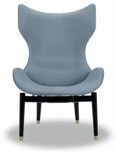 BAXTER Кожаное кресло Bergere Jorgen