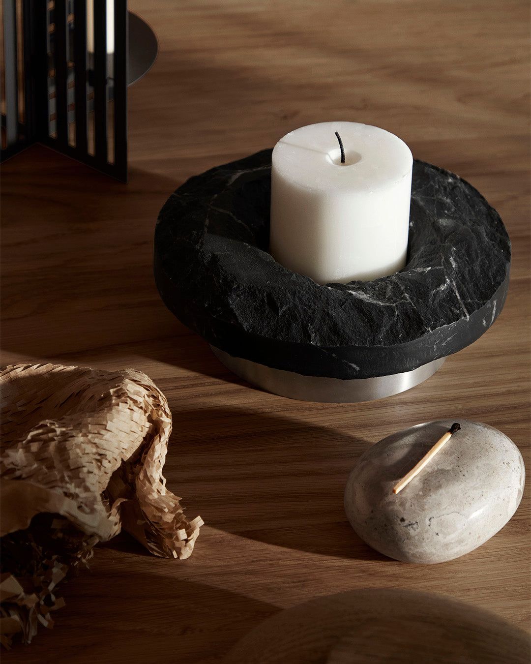 Металлический подсвечник Kristina Dam Studio ROCK CANDLE HOLDER ARCH-00090537 - Вид №3