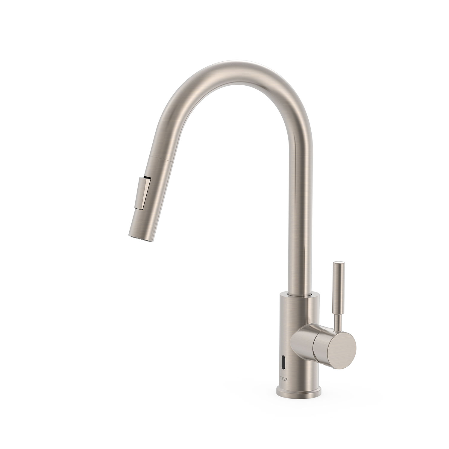 Электронный смеситель для кухни со съемным носиком и 2-мя форсунками-09244501AC TRES Electronic