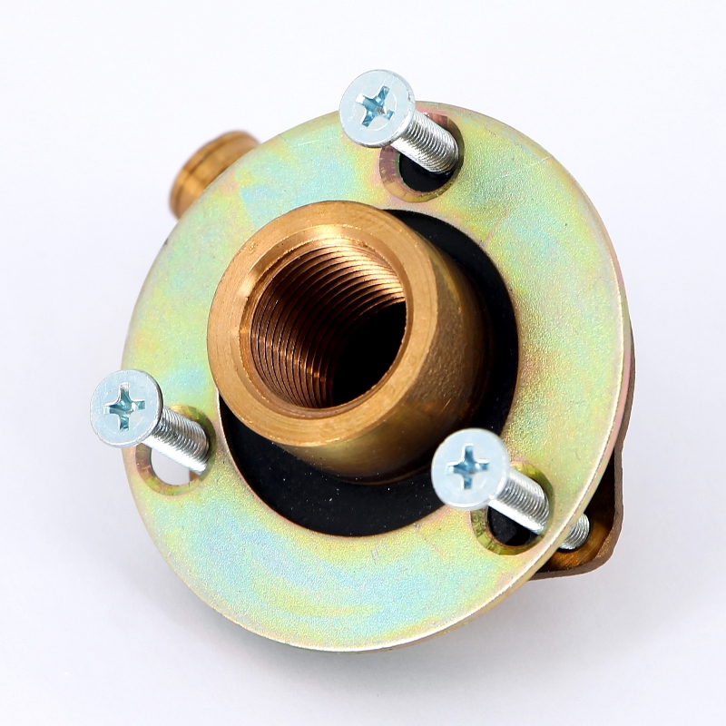 Водорозетка надвижная В латунная REHAU 16 x 1/2" бронза, для гипсокартона 28 мм RAUTITAN 456374 - Вид №1