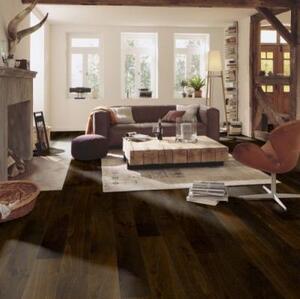 Паркетная доска Meister PD 400 Cottage Закопченый 8303 Дуб Натур с брашью (Текстурированная) 2200х180 мм.