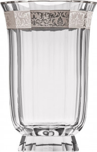 10673437 Moser Ваза Moser Эден 35см, платина, п/к Хрусталь бессвинцовый