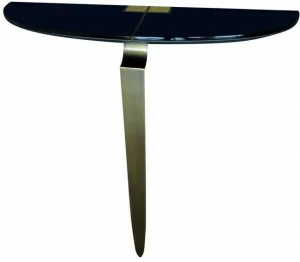 Garbarino Консоль в форме полумесяца из лакированного дерева Mesa Mesa c1 c