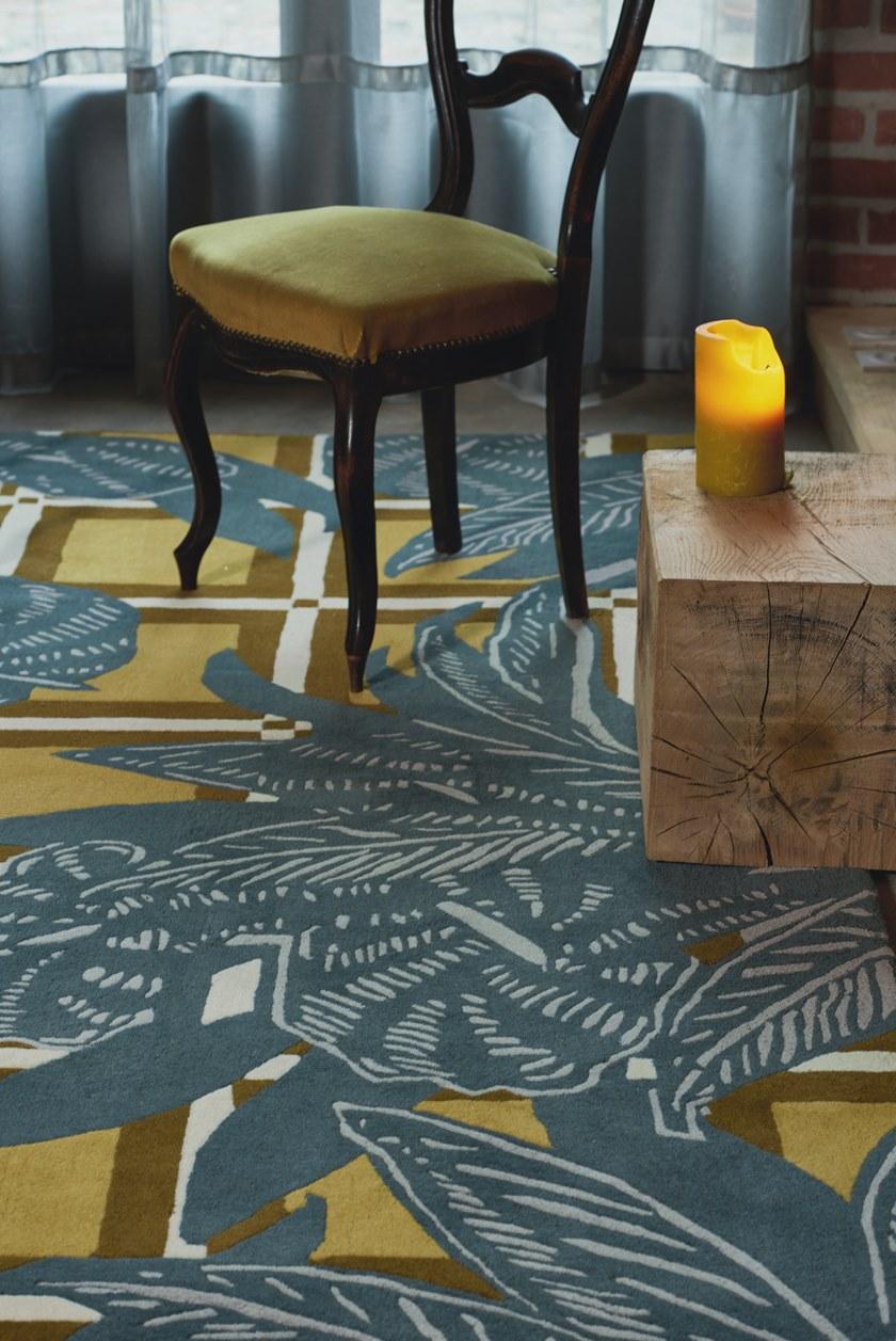 Toulemonde Bochart Прямоугольный шерстяной коврик с цветами Organic sun-id-1449021 - Вид №3