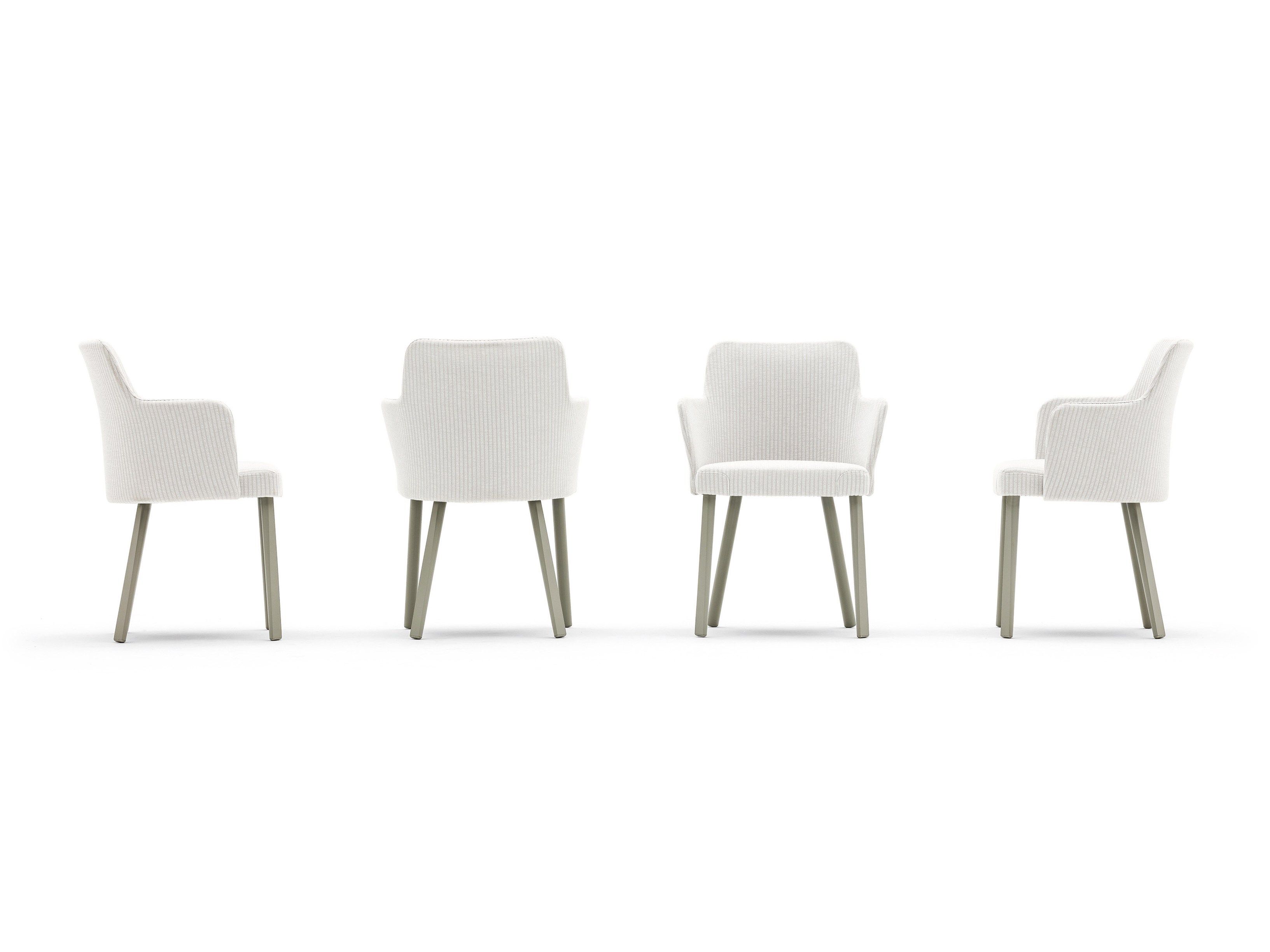 Мягкий тканевый стул с подлокотниками Varaschin EMMA ARCH-00128832 - Вид №1