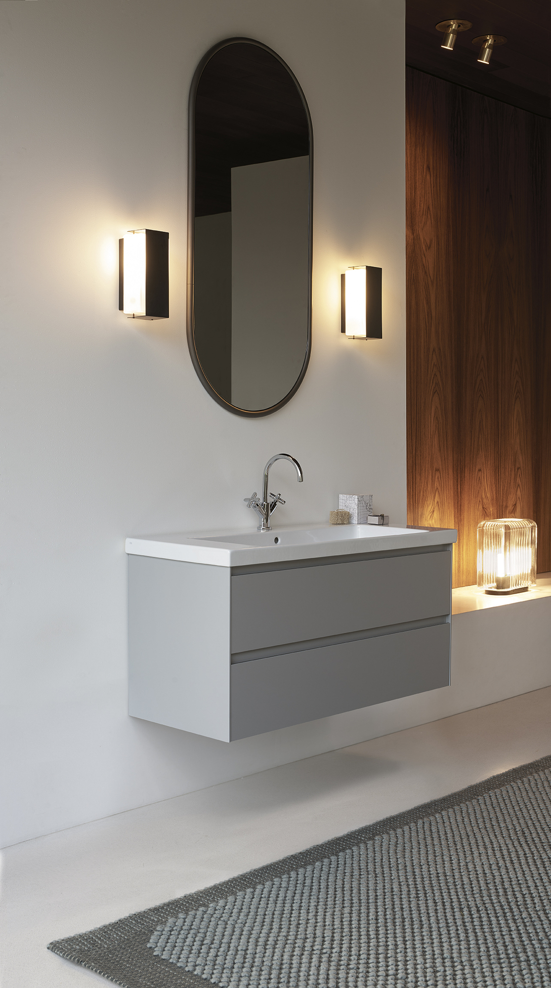 8624111 Подвесная раковина настенная овальная GSI ceramica Norm белая - Вид №2