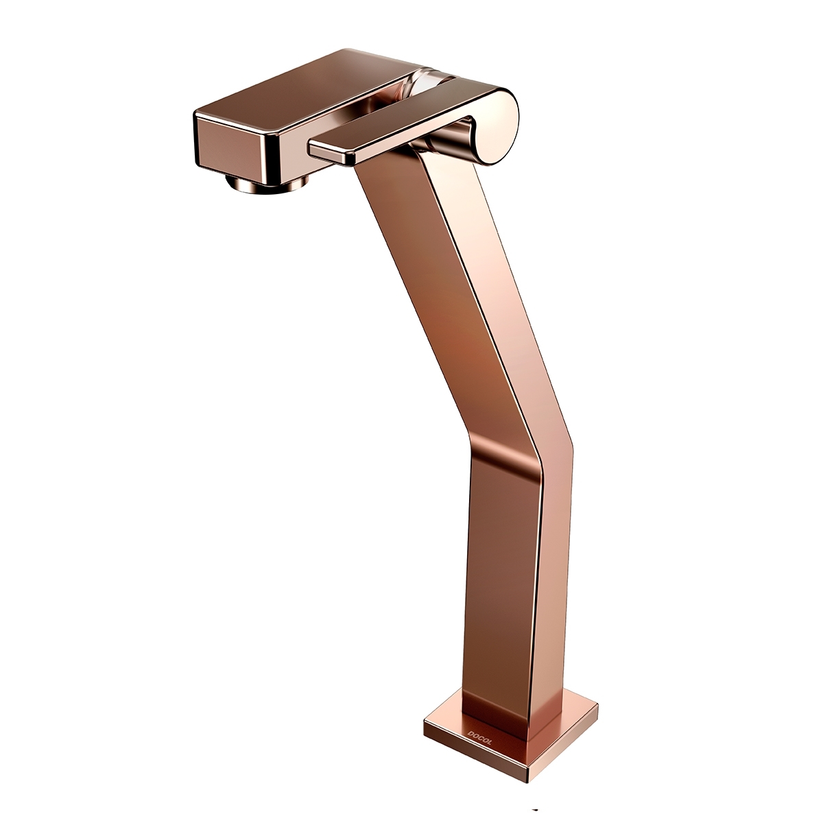 00820330 Смеситель для ванной комнаты с высоким изливом из полированного графита Docol DOCOL STILLO 