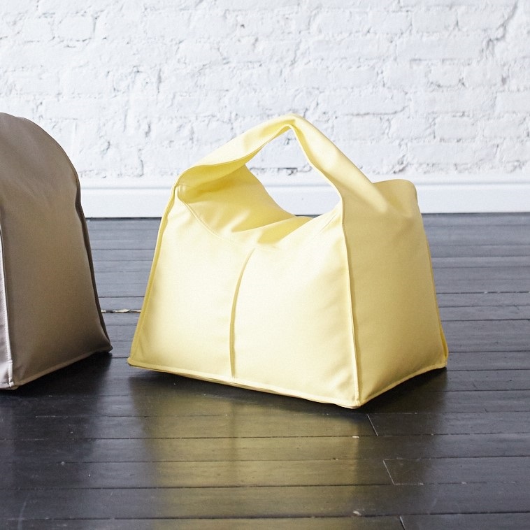Пуфик-сумка детский из экокожи желтый Oregon 22 МАСТЕРСКАЯ КРЕСЛО  335300 Желтый Santreyd  - Вид №1