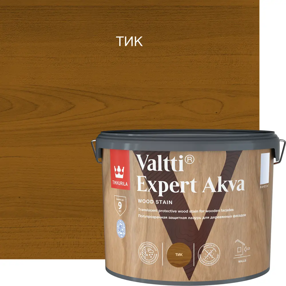 Tikkurila Valtti Expert Akva - защитный антисептик для дерева с декоративным эффектом 82115530 STLM-0019436