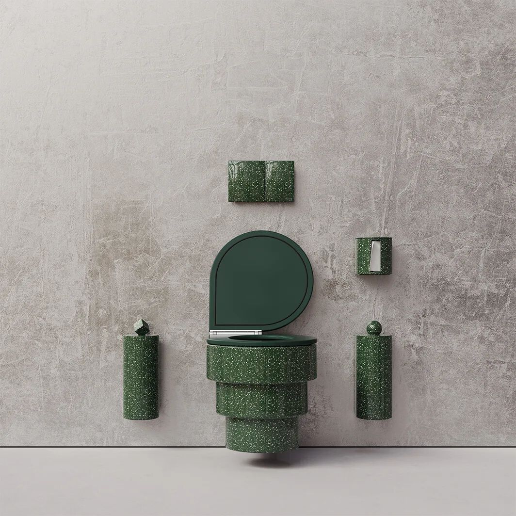 Керамическая мусорная корзина Trone Pandore ARCH-00045485 - Вид №3