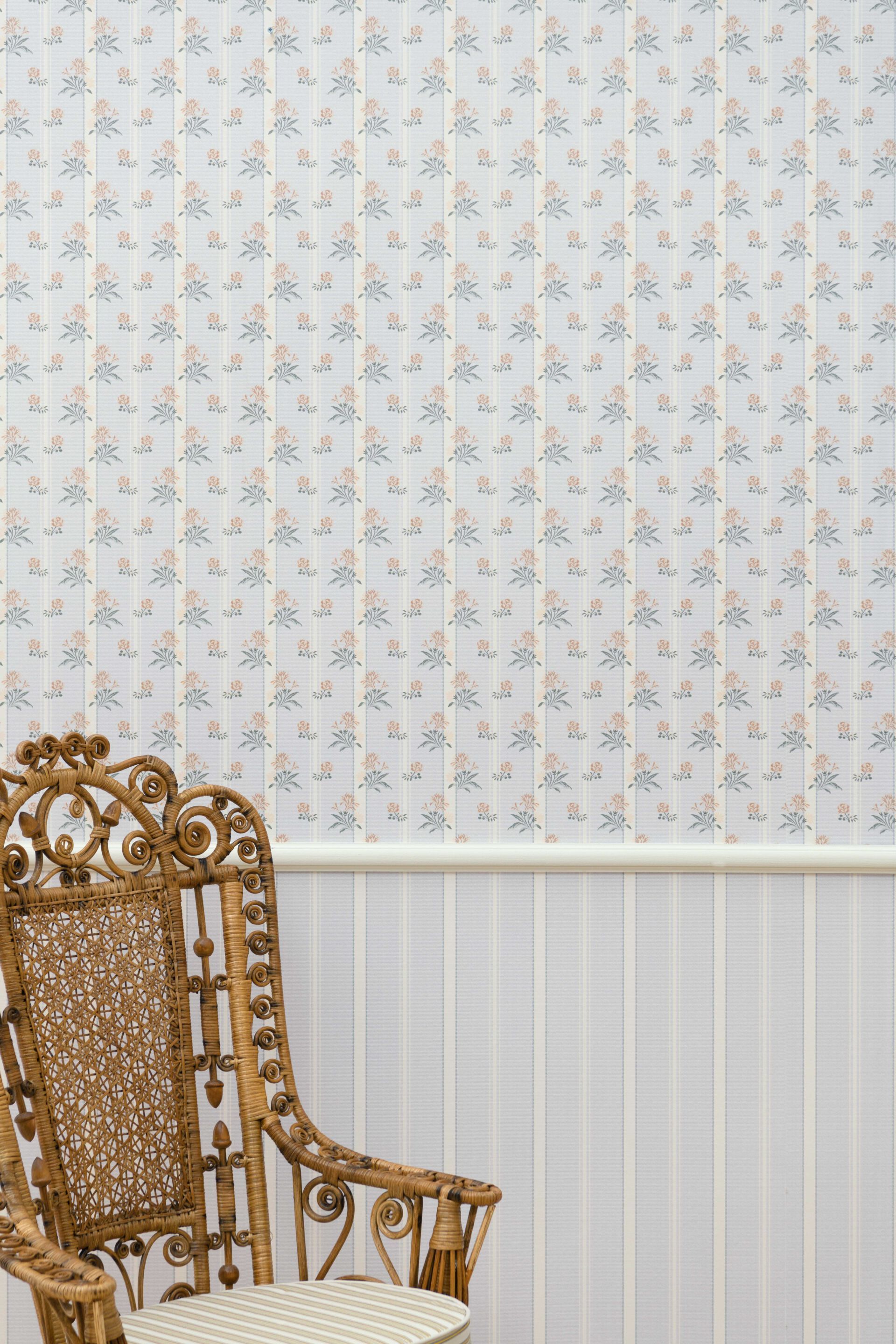 Нетканые полосатые обои LELIEVRE Quenin-Belle Époque ARCH-00125822 - Вид №4