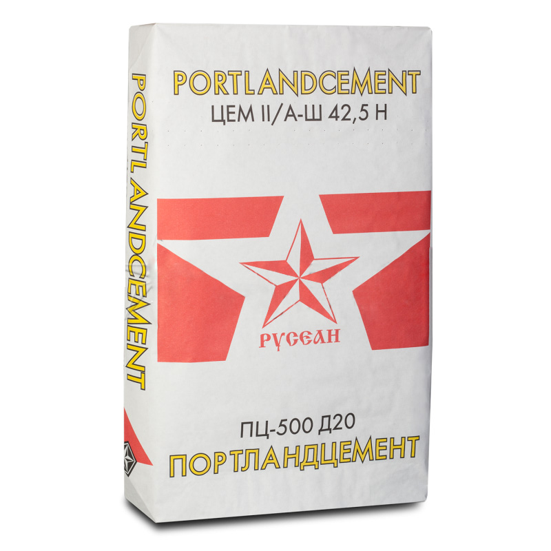 Цемент Русеан М500 Д20 40кг 1259 - Вид №1