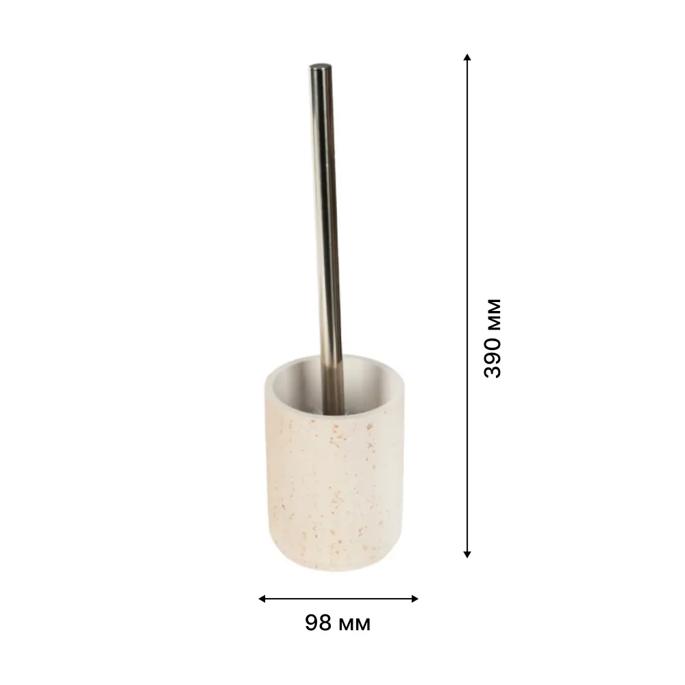 Lemer Mercantour - классический ёршик для унитаза в бежевом цвете 89384918 STLM-1575572 - Вид №1