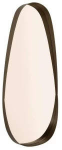 Tonin Casa Овальное настенное зеркало в окрашенной стальной раме