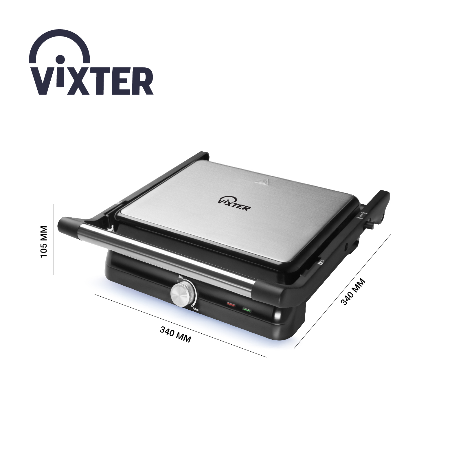 9179099 Гриль Vixter ECG-5020 черный STDN-0063620 - Вид №11